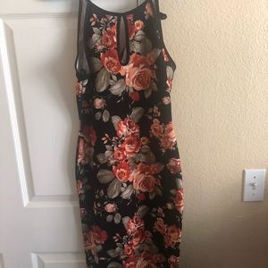 Beautiful Floral Stretch Dress